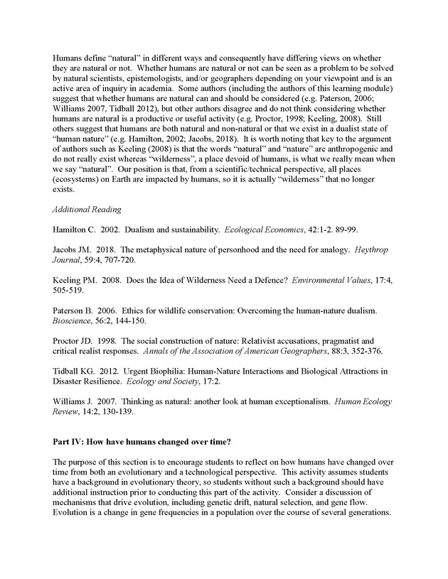 Are Humans Natural? Human-Nature Relational Values through Time - Main 5